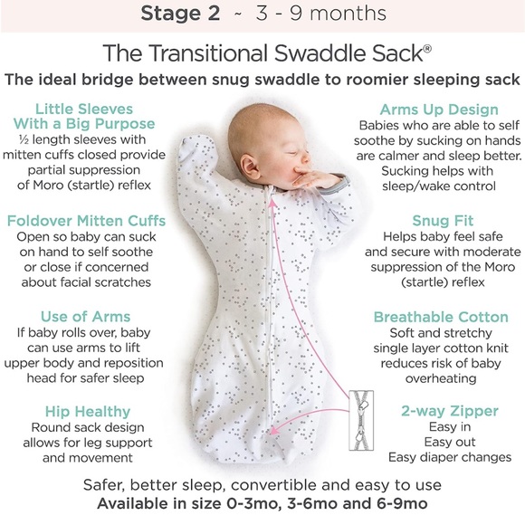 Amazing Baby Pajamas Amazing Baby Transitional Swaddle Sack Poshmark
